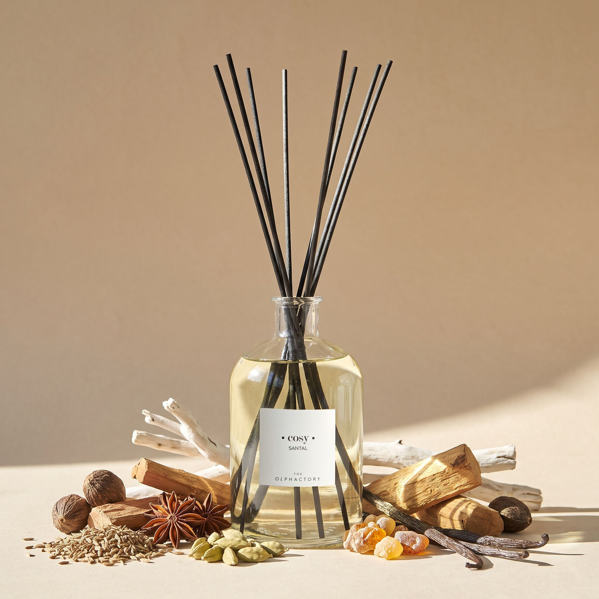 موزع عطور كوزي سانتال - أولفاكتوري - 1 لتر-household-homefragrance-reeddiffusers-image-1