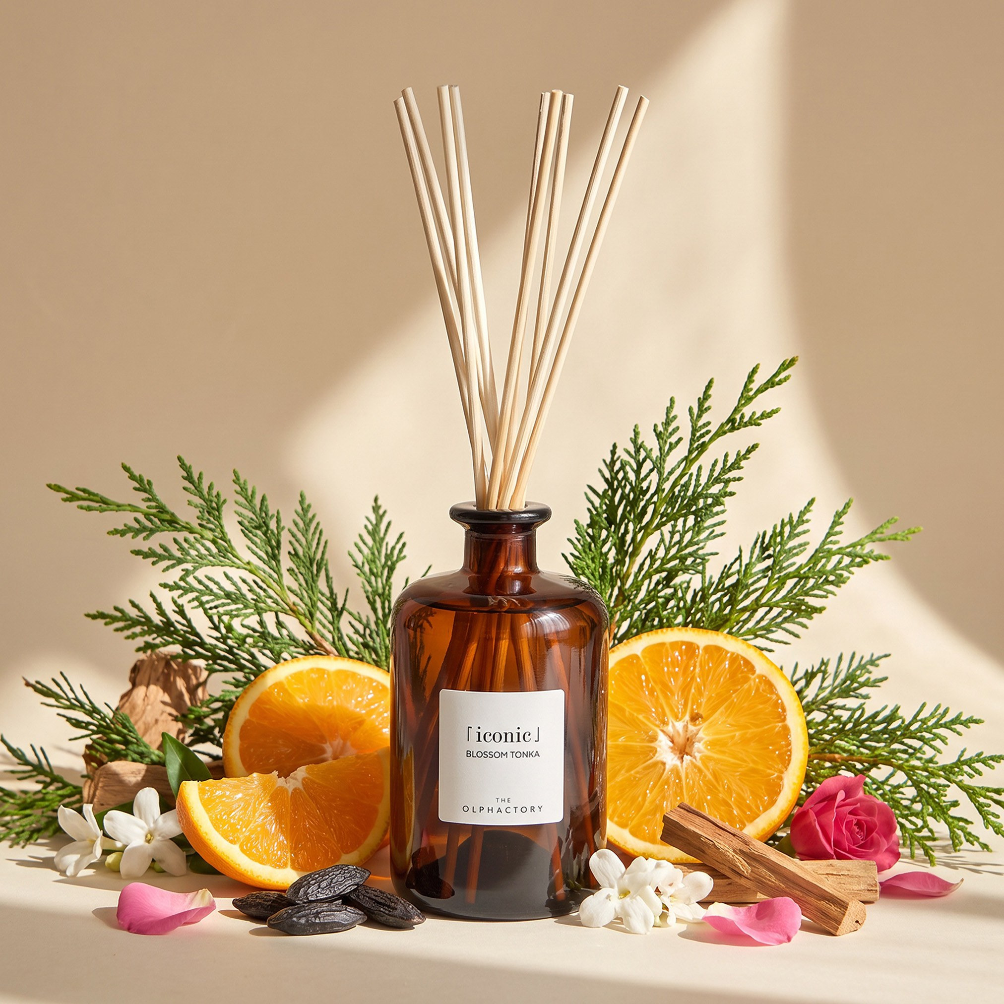 موزع عطور أعواد القصب بلوسوم تونكا - أولفاكتوري - 500 مل-household-homefragrance-reeddiffusers-image-1