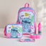 طقم شنطة ظهر 5 قطع بطبعات ستيتش مع شنطة غداء وقارورة مياه - 33x18x52 سم-babyandkids-schoolessentials-schoolbags-image-9
