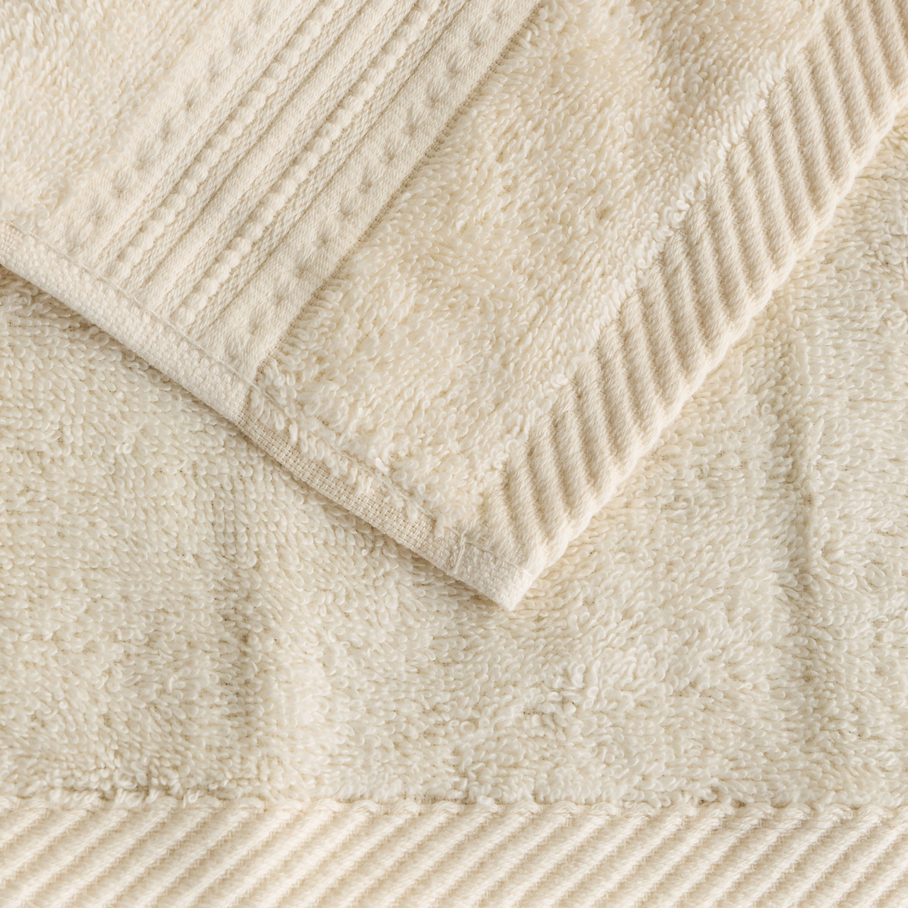 طقم مناشف يد قطن 600 غرام لكل متر مربع 4 قطع - سيرينا - 30x30 سم-household-bathandlaundry-bathlinen-towels-image-3