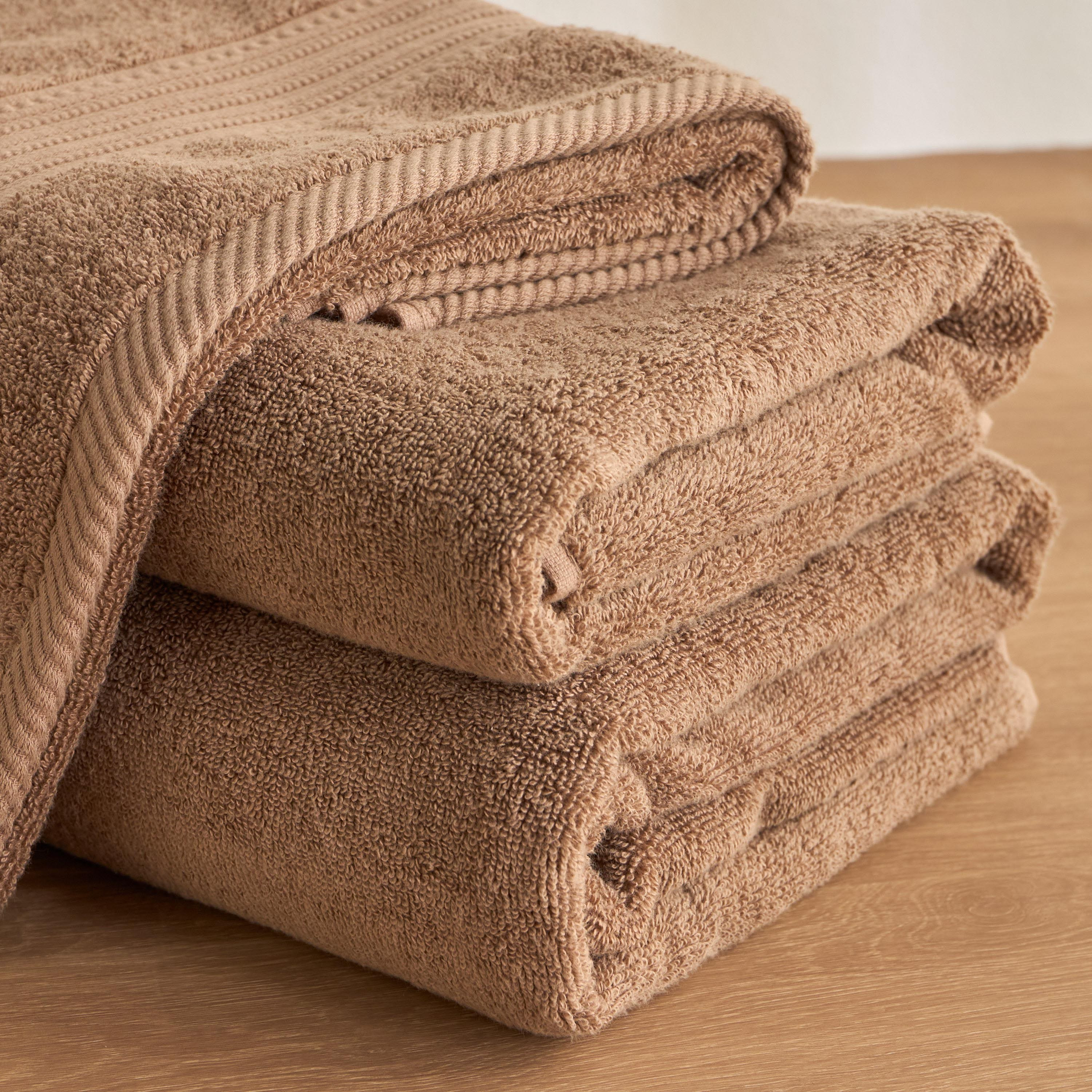 منشفة يد قطن بكثافة 600 جرام لكل متر مربع - سيرينا - 50x100 سم-household-bathandlaundry-bathlinen-towels-image-4