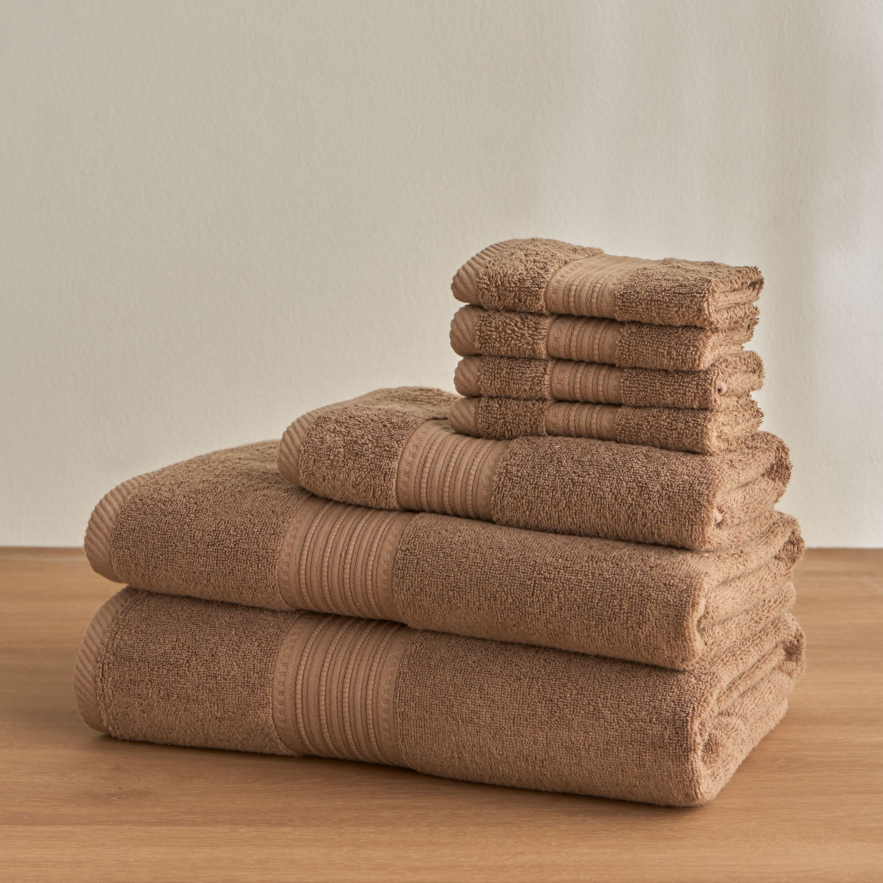منشفة يد قطن بكثافة 600 جرام لكل متر مربع - سيرينا - 50x100 سم-household-bathandlaundry-bathlinen-towels-image-5