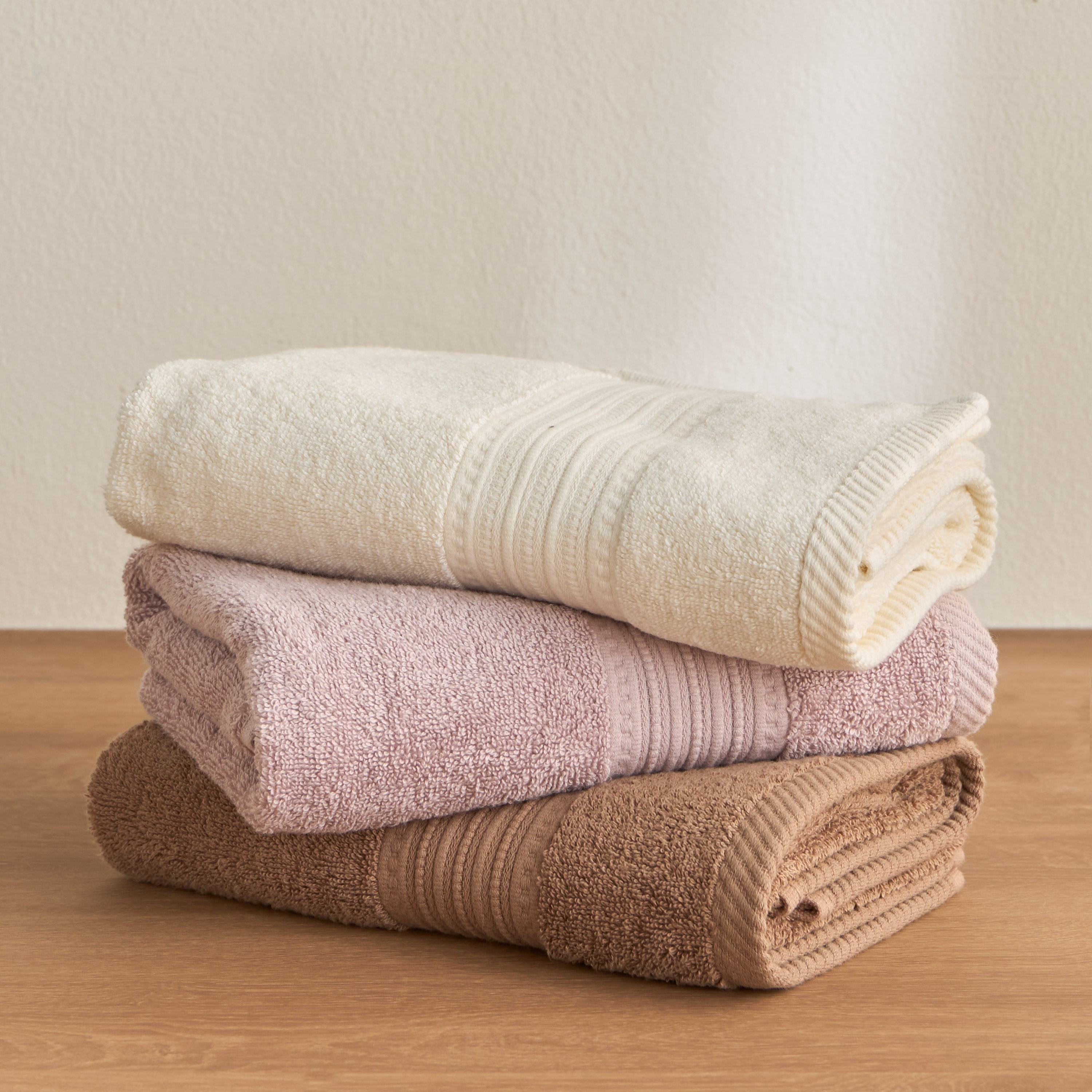 منشفة يد قطن بكثافة 600 جرام لكل متر مربع - سيرينا - 50x100 سم-household-bathandlaundry-bathlinen-towels-image-6