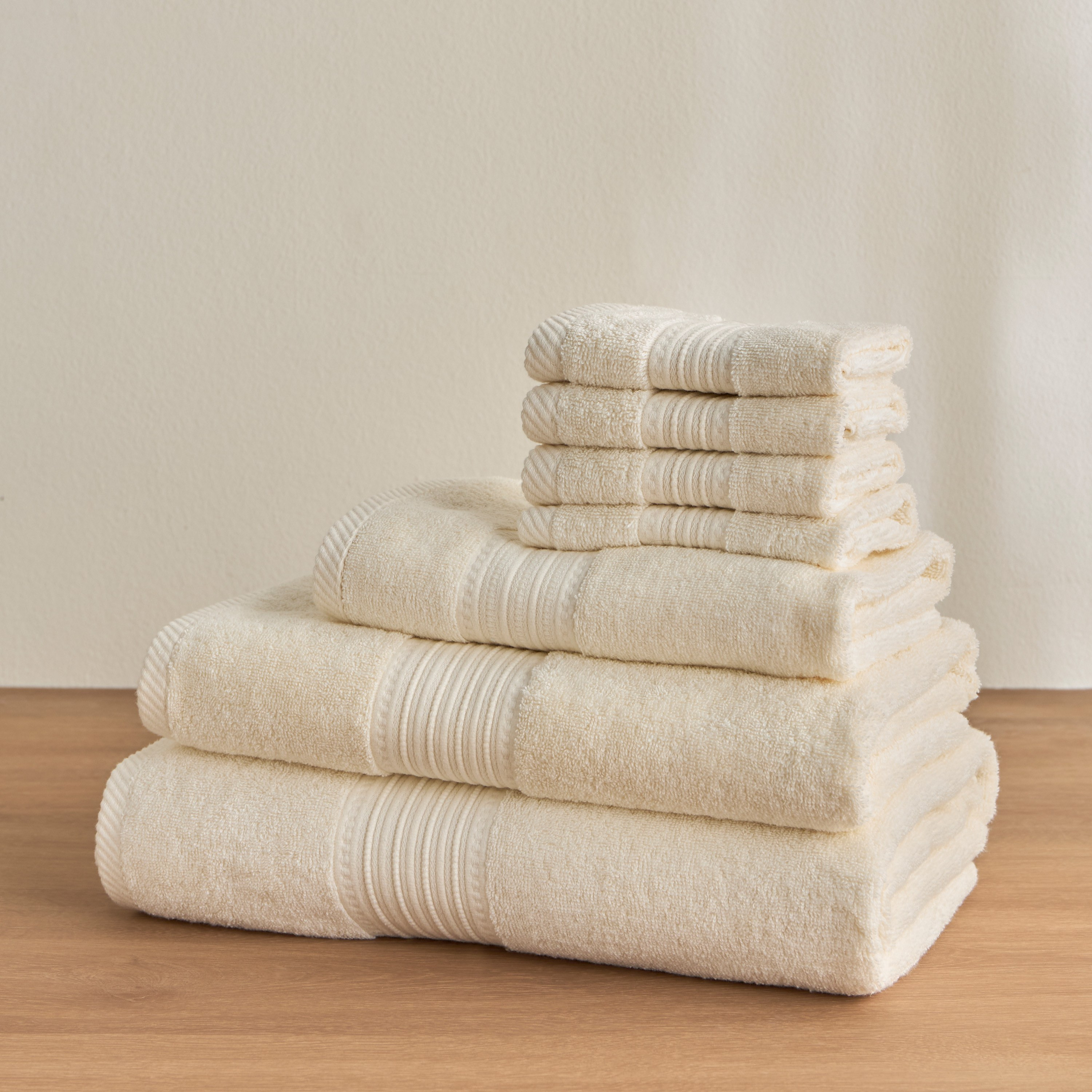 منشفة يد قطن بكثافة 600 جرام لكل متر مربع - سيرينا - 50x100 سم-household-bathandlaundry-bathlinen-towels-image-5