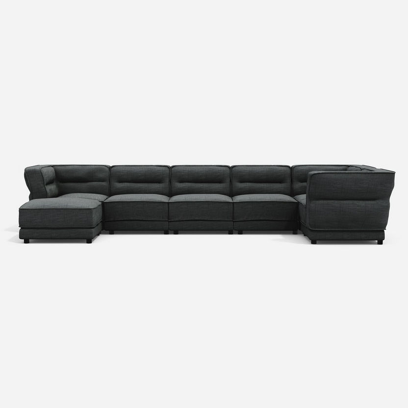 Levin 6 Seater Fabric Corner Sofa