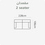 Swin 2-Seater Fabric Modular Sofa - Grey-InfluencerCodes_Ramadan26_All_20012026-image-1