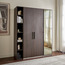 Falcon 3 Door Swing Wardrobe with Drawer - Reflective Glass/Dark Oak-InfluencerCodes_Ramadan26_All_20012026-image-1