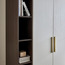 Falcon 3 Door Swing Wardrobe with Drawer - Reflective Glass/White Oak-InfluencerCodes_Ramadan26_All_20012026-image-4