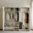 Falcon 5 Door Swing Wardrobe with Drawer - HG White/Mirror-InfluencerCodes_Ramadan26_All_20012026-image-3