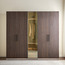 Falcon 5 Door Swing Wardrobe with Drawer - Dark Oak/Reflective-InfluencerCodes_Ramadan26_All_20012026-image-2