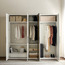 Falcon 5 Door Swing Wardrobe with Drawer - HG White/Reflective-InfluencerCodes_Ramadan26_All_20012026-image-3