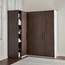 Falcon 4 Door Corner Wardrobe with Drawer - Dark Oak-InfluencerCodes_Ramadan26_All_20012026-image-1