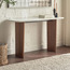 Stanton Console Table - Walnut/White-InfluencerCodes_Ramadan26_All_20012026-image-1