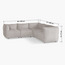 كنبة ركنية يمين 4 مقاعد - ليفين-furniture-sofaandseating-cornersofas-image-1