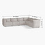 كنبة ركنية يمين خمسة مقاعد - ليفين-furniture-sofaandseating-cornersofas-image-1