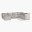 Levin 5 Seater Right Corner Sofa with Ottoman-furniture-sofaandseating-cornersofas-image-1