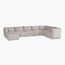 Levin 6 Seater Right Corner Sofa with Ottoman-furniture-sofaandseating-cornersofas-image-1