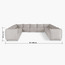 Levin 11 Seater U-Shaped Sofa-furniture-sofaandseating-cornersofas-image-3