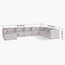 Leandro 6 Seater Right Corner Sofa with Ottoman-furniture-sofaandseating-cornersofas-image-3