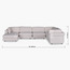 Myers 5 Seater Right Corner Sofa with Ottoman-furniture-sofaandseating-cornersofas-image-3