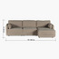 كنبة 3 مقاعد مع شيزلونج أيمن - إيتيرنو بلس-furniture-sofaandseating-cornersofas-image-1