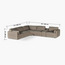 Eterno Plus 4 Seater Left Corner Sofa with Console-furniture-sofaandseating-cornersofas-image-9