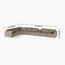 Eterno Plus 6 Seater Left Corner Sofa with Console-furniture-sofaandseating-cornersofas-image-9
