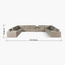 Eterno Plus 9 Seater U-Shaped Sofa with Console-furniture-sofaandseating-cornersofas-image-10