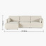 كنبة بـ3 مقاعد مع كرسي استرخاء يسار - إيتيرنو بلس-furniture-sofaandseating-cornersofas-image-1