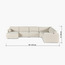 Eterno Plus 5 Seater Right Corner Sofa with Left Chaise-furniture-sofaandseating-cornersofas-image-7