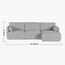 Eterno Plus 3 Seater Sofa with Right Chaise-furniture-sofaandseating-cornersofas-image-8