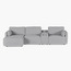 Eterno Plus 3 Seater Sofa with Left Chaise and Console-furniture-sofaandseating-cornersofas-image-8