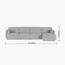 Eterno Plus 4 Seater Sofa with Right Chaise-furniture-sofaandseating-cornersofas-image-8