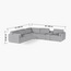 Eterno Plus 4 Seater Left Corner Sofa with Console-furniture-sofaandseating-cornersofas-image-10