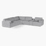 Eterno Plus 4 Seater Left Corner Sofa with Console-furniture-sofaandseating-cornersofas-image-9