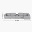 Eterno Plus 4 Seater Sofa with Right Chaise and Console-furniture-sofaandseating-cornersofas-image-9