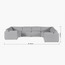 Eterno Plus 5 Seater Right Corner Sofa with Left Arm-furniture-sofaandseating-cornersofas-image-9