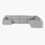 كنبة ركنية يمين بـ5 مقاعد وكنبة استرخاء يسار - إيتيرنو بلس-furniture-sofaandseating-cornersofas-image-2