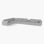 Eterno Plus 6 Seater Left Corner Sofa with Console-furniture-sofaandseating-cornersofas-image-9