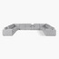 كنبة حرف U بـ9 مقاعد مع وحدة كونسول - إيتيرنو بلس-furniture-sofaandseating-cornersofas-image-2
