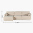 Eterno Plus 3 Seater Sofa with Left Chaise-furniture-sofaandseating-cornersofas-image-7