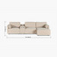 Eterno Plus 3 Seater Sofa with Right Chaise and Console-furniture-sofaandseating-cornersofas-image-7