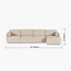 Eterno Plus 4 Seater Sofa with Right Chaise-furniture-sofaandseating-cornersofas-image-7