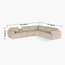 Eterno Plus 4 Seater Right Corner Sofa with Console-furniture-sofaandseating-cornersofas-image-7