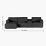 Eterno Plus 3 Seater Sofa with Left Chaise and Console-furniture-sofaandseating-cornersofas-image-9