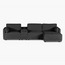 Eterno Plus 3 Seater Sofa with Right Chaise and Console-furniture-sofaandseating-cornersofas-image-8