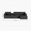 Eterno Plus 3 Seater Sofa with Right Chaise and Console-furniture-sofaandseating-cornersofas-image-9