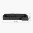 Eterno Plus 4 Seater Sofa with Right Chaise-furniture-sofaandseating-cornersofas-image-8