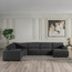 Eterno Plus 5 Seater Left Corner Sofa with Right Chaise-furniture-sofaandseating-cornersofas-image-1