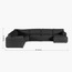 Eterno Plus 5 Seater Left Corner Sofa with Right Chaise-furniture-sofaandseating-cornersofas-image-9